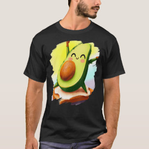 Camiseta Baile de aguacate sobre la carne de pan aguacate