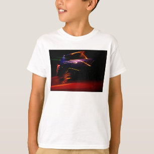 Camiseta baile de auto púrpura
