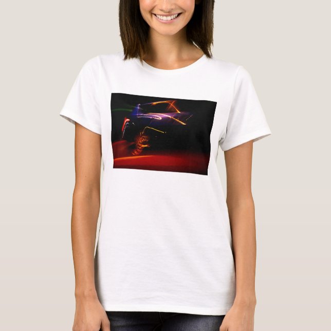 Camiseta baile de auto púrpura (Anverso)