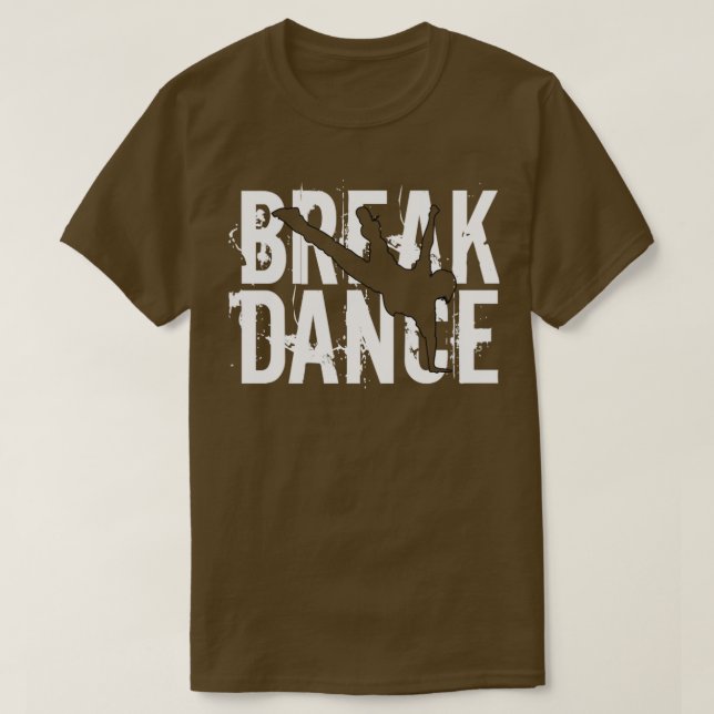Camiseta Baile de bailarina de bailarina de Breakdance (Diseño del anverso)