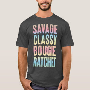 Camiseta Baile de bailarina de fans de Savage Classy Bougie