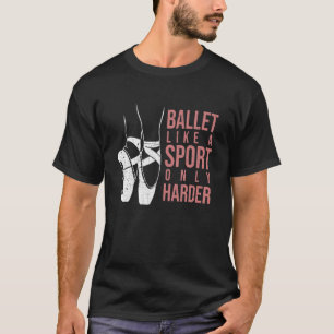 Camiseta Baile de Ballet Deportivo En Pointe Baile Bailarin