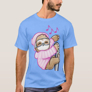 Camiseta Baile de bebé niño Sloth Ski Rave