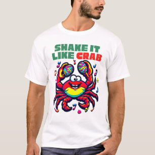 Camiseta Baile de cangrejo Guay con Maracas - Vibes tropica