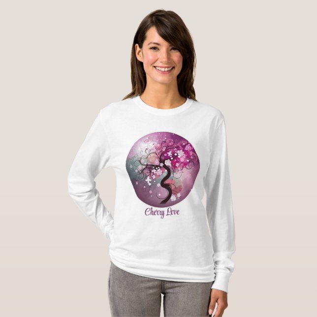 Camiseta Baile de cerezo encantado (Anverso completo)