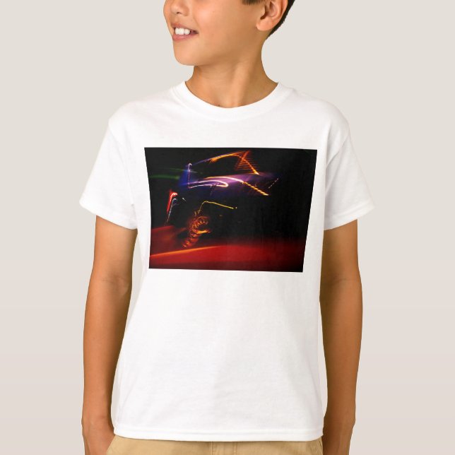 Camiseta baile de coche morado (Anverso)