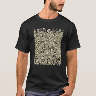 Camiseta Baile De Esqueleto De La Muerte Macabre Funny Hall