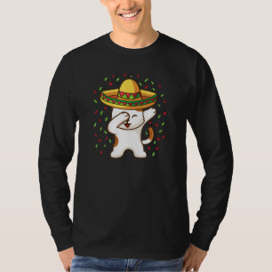 Camiseta Baile de gato con sombrero mexicano Viva Mex