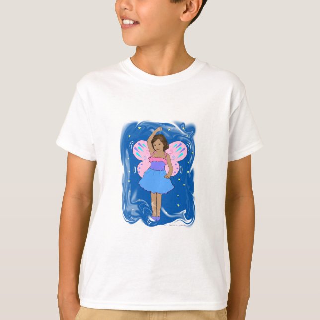 Camiseta baile de hadas en el cielo nocturno (Anverso)