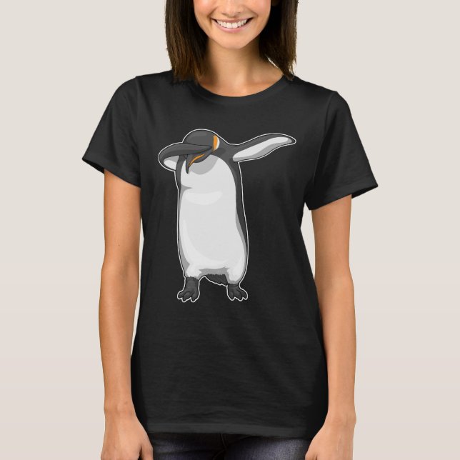 Camiseta Baile de hip hop de pingüino (Anverso)