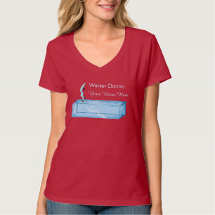 Camiseta Baile de invierno en cubo de hielo personalizado