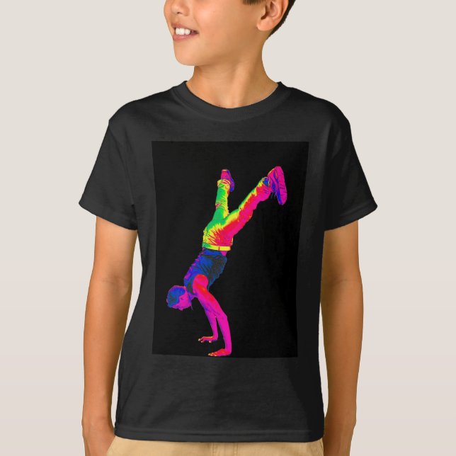 Camiseta Baile de la calle - multicolor, parte posterior (Anverso)
