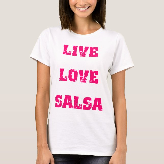 Camiseta Baile de la salsa (Anverso)