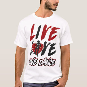 Camiseta Baile de línea de amor directo