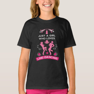 Camiseta Baile de línea de música country