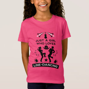 Camiseta Baile de línea de música country