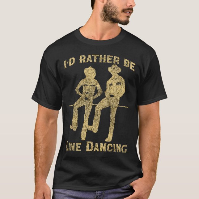Camiseta Baile de línea Prefiero Ser Baile de línea (Anverso)