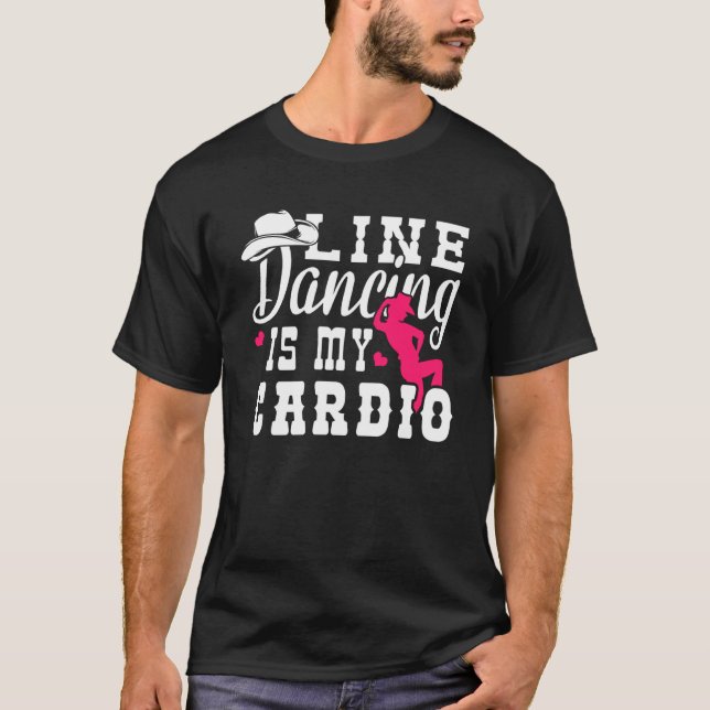 Camiseta Baile De Líneas Es Mi Cardio (Anverso)