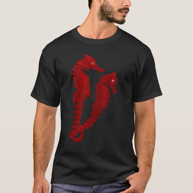 Camiseta Baile De Los Caballos De Mar (Rojo) (Anverso)
