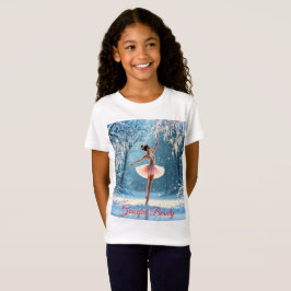Camiseta Baile de nieve baile invierno belleza arte