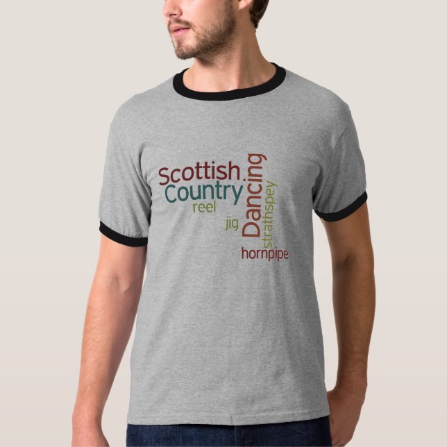 Camiseta Baile de país escocés (Anverso)