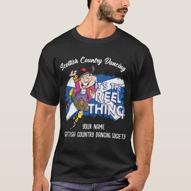 Camiseta Baile de país escocés - ¡Es lo real! (Anverso)