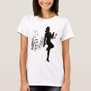 Camiseta Baile de paso alto al ritmo de la música