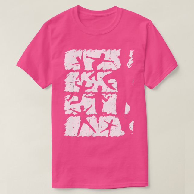 Camiseta Baile de silueta de bailarina Tap (Diseño del anverso)