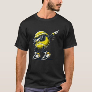 Camiseta Baile de tenis con gafas de sol Deportes divertido