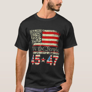 Camiseta Baile de Trump Troll Qr Divertido Código de Baile 