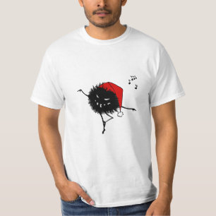 Camiseta Baile del canto insecto malvado del navidad