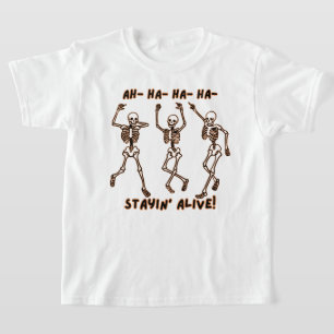 Camiseta Baile Divertido de Esqueleto – Superviviente de Ha
