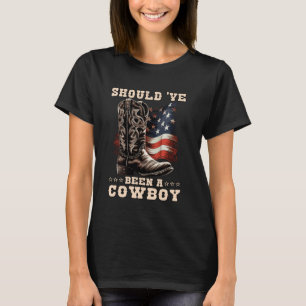 Camiseta Baile en línea de música country debería haber sid
