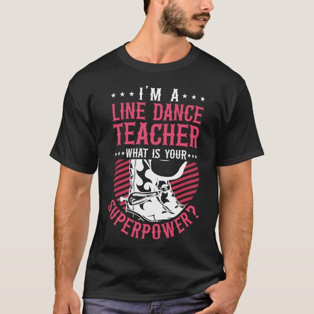 Camiseta Baile en línea soy un profesor de danza en línea (Anverso)
