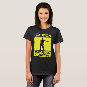 Camiseta Baile Flossing de la danza de la seda divertida