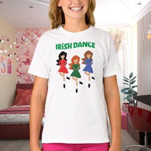 Camiseta Baile irlandés   Baile de bailarinas irlandesas