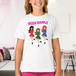 Camiseta Baile irlandés   Baile de bailarinas irlandesas