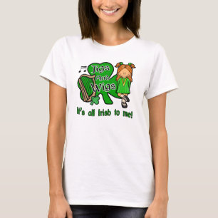 Camiseta Baile irlandés, burlas y pelucas