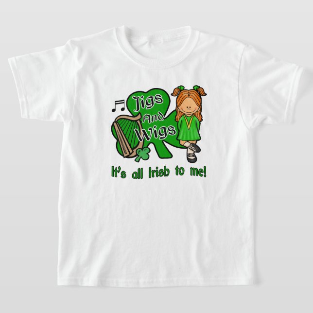 Camiseta Baile irlandés, higos y pelucas (Distribución)