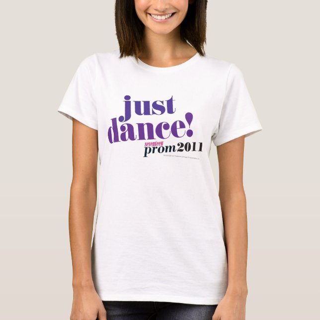 Camiseta Baile Just - Púrpura (Anverso)