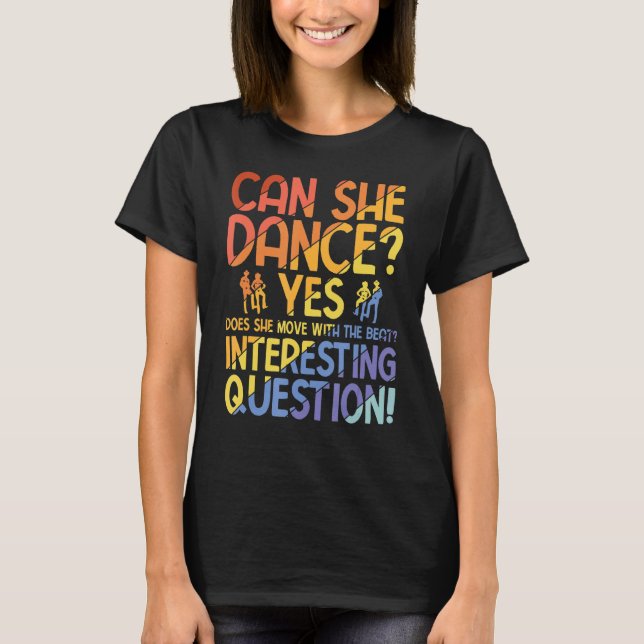 Camiseta Baile Moderno Para Un Bailarín (Anverso)