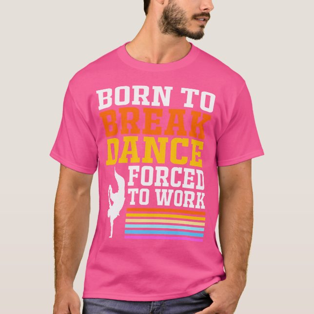 Camiseta Baile Retro Bboy Hip Hop Gracioso (Anverso)
