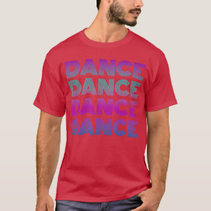 Camiseta Baile Retro Me encanta bailar Bailarín Adolescente