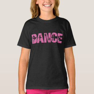 Camiseta Baile rosa con Ballerina Cutouts