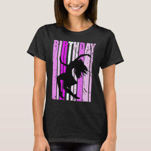 Camiseta Baile Rosa De Cumpleaños Expresivo Para El Escuadr