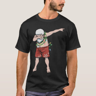 Camiseta baile santa danta hawaiana Mele Kalikimaka christm