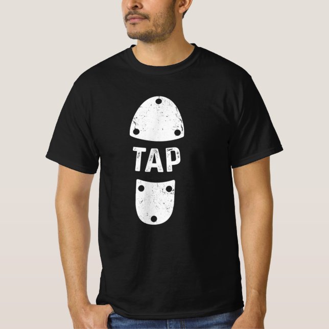 Camiseta Baile Tap Dancer Shoe Tap Dance (Anverso)