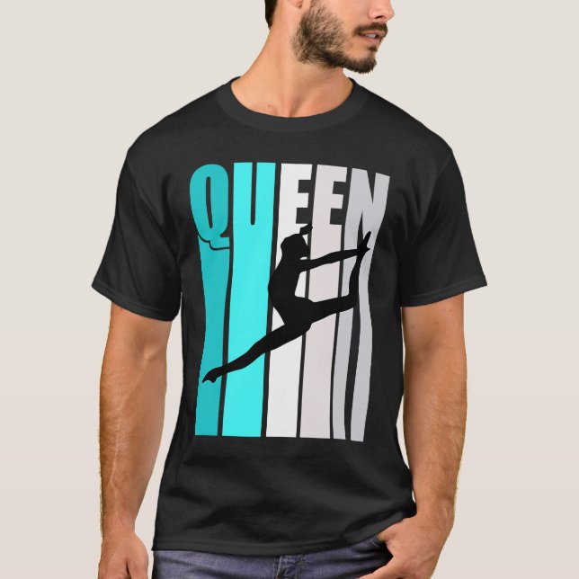Camiseta Baile Turquoise Reina de cumpleaños danza dulce co (Anverso)