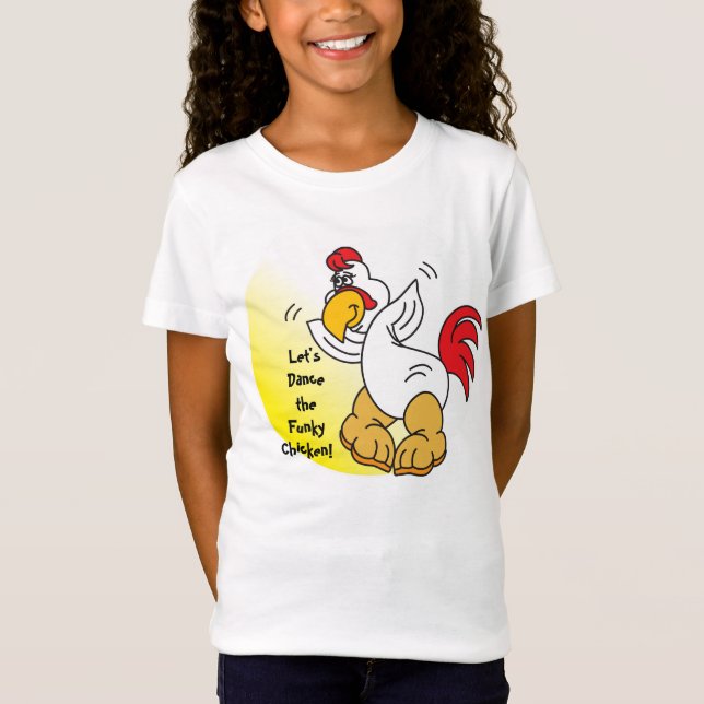 Camiseta Bailemos el pollo funky (Anverso)