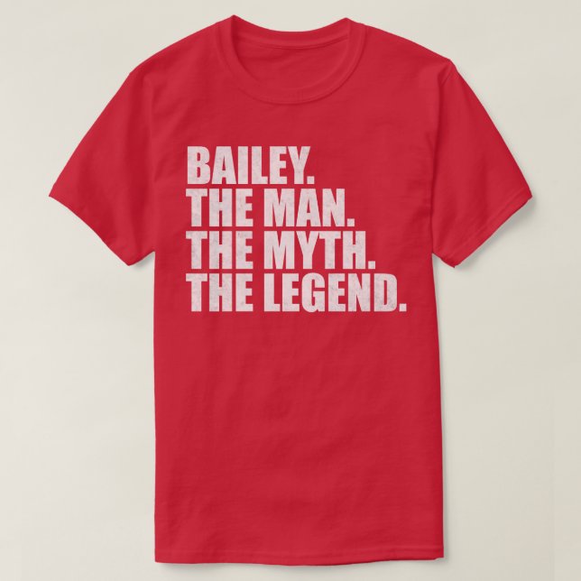 Camiseta Bailey Bailey apellido Bailey apellido Bailey apel (Diseño del anverso)